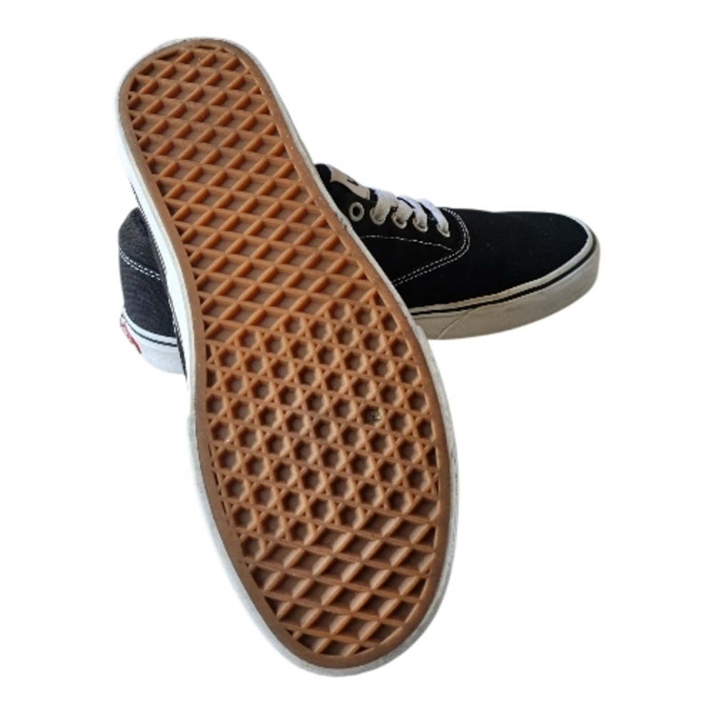 Vans Era Black Canvas Skate Shoes Men’s 8.5 Classic Streetwear Sneakers - Picture 9 of 16